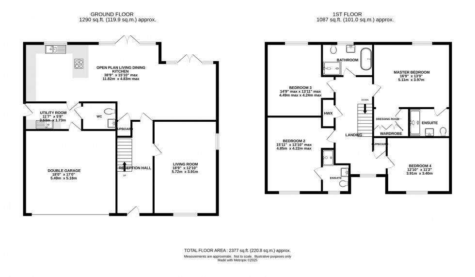 Floorplan for Meadowside, Smallwood, Sandbach