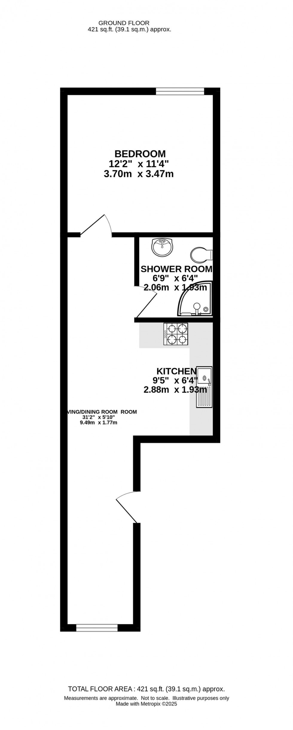 Floorplan for Burnage Lane, Burnage