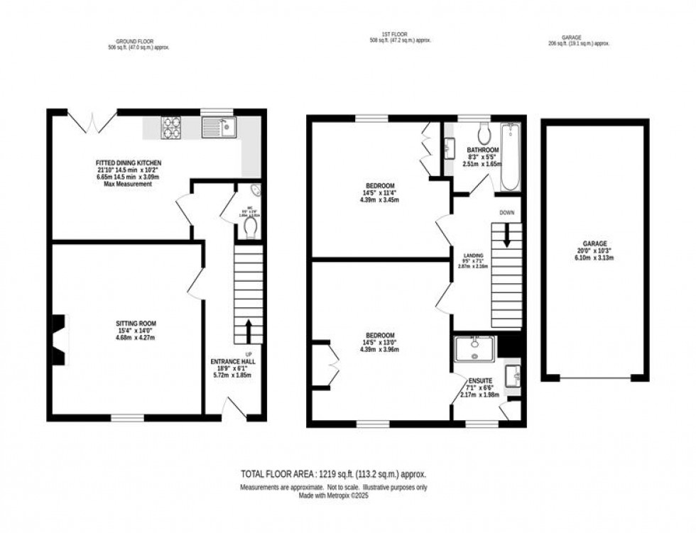 Floorplan for Wharf Road, Whaley Bridge, High Peak