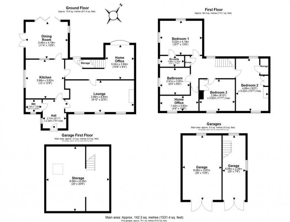 Floorplan for Newton Hollows, Frodsham