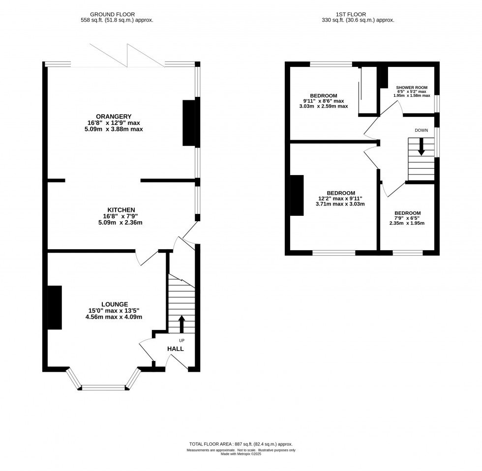 Floorplan for Mayfield Road, Grappenhall, Warrington