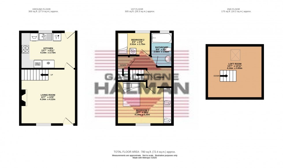 Floorplan for High Street West, Glossop