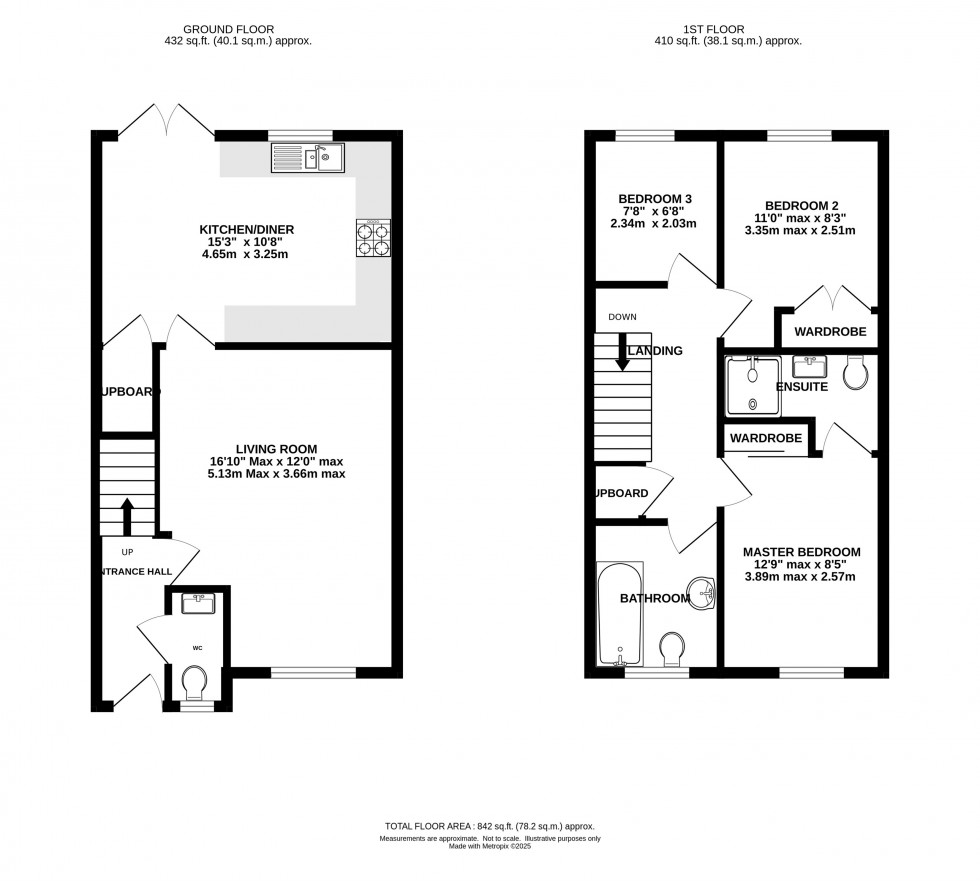 Floorplan for George Jackson Avenue, Holmes Chapel