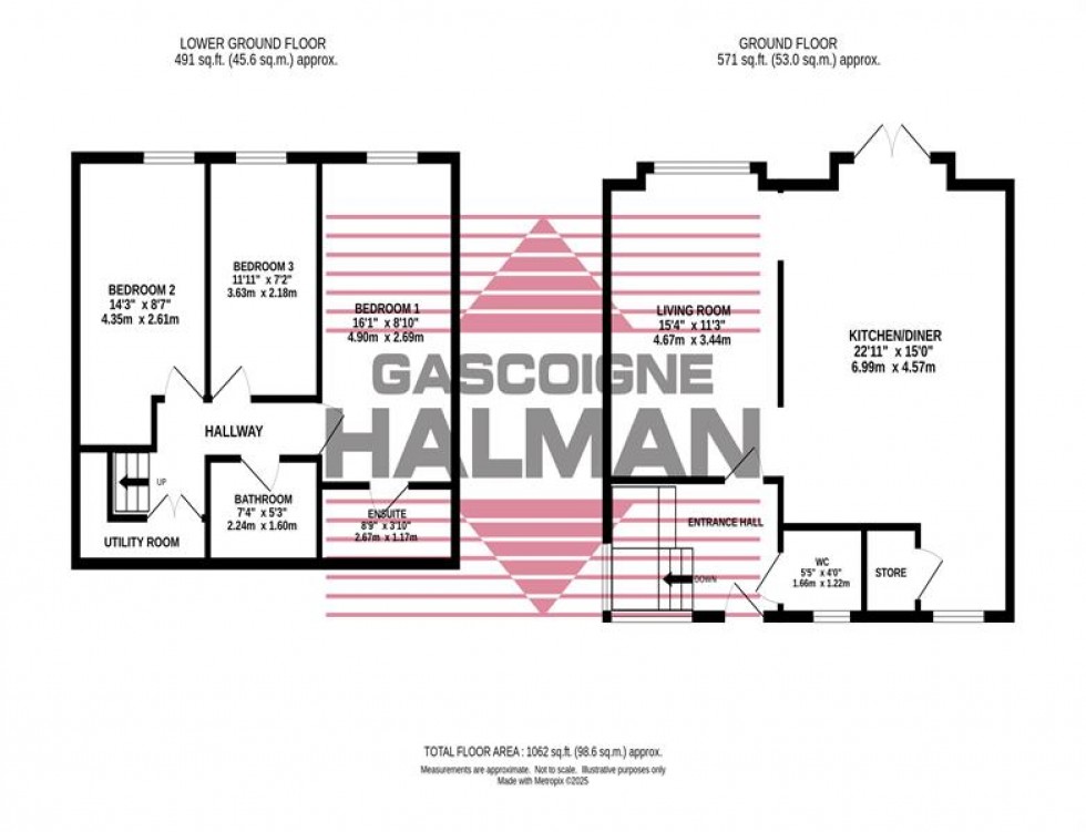 Floorplan for The Range, Woodford, Stockport