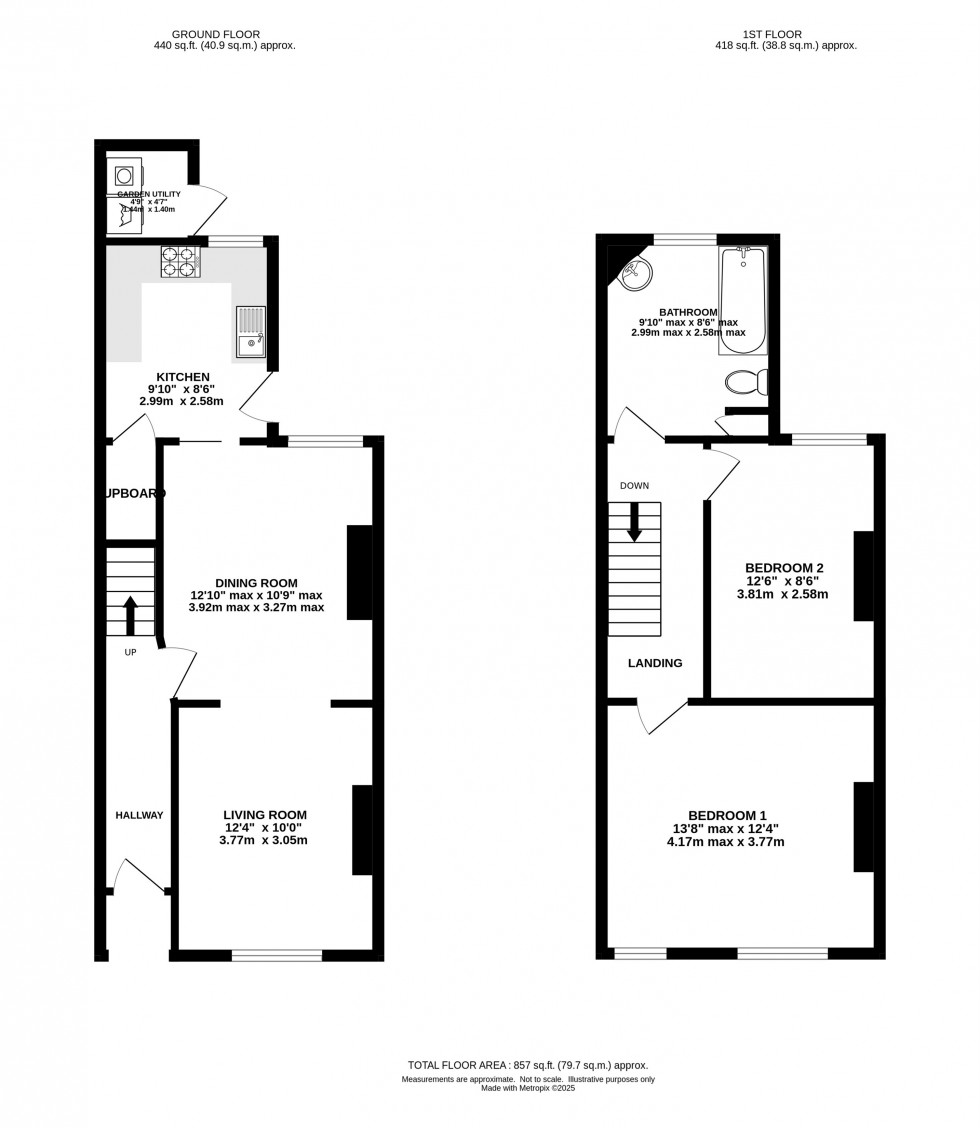 Floorplan for Stanley Road, Knutsford