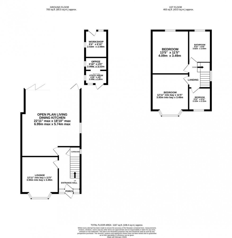 Floorplan for Dickens Lane, Poynton