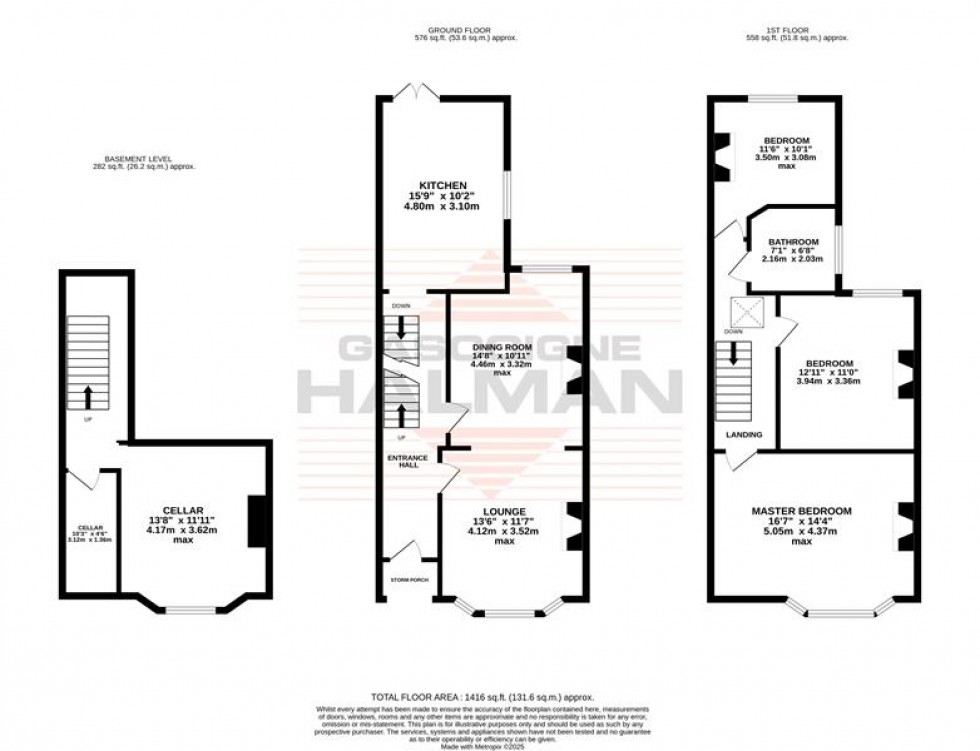 Floorplan for Trinity Road, Sale