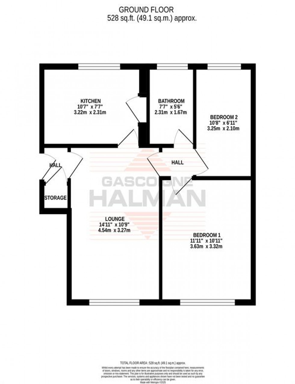 Floorplan for Alma Road, Sale