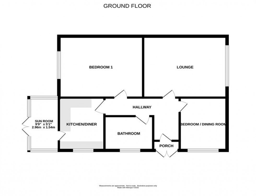 Floorplan for Alvaston Avenue, Heaton Moor