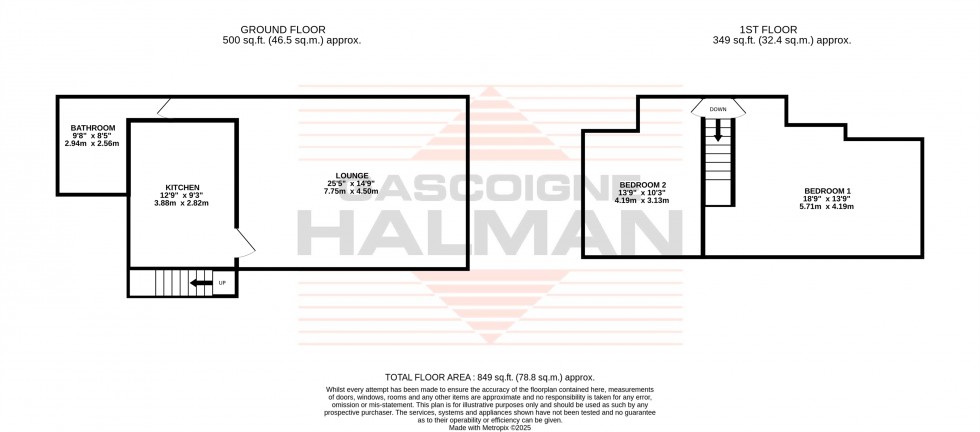 Floorplan for Northenden Road, Sale