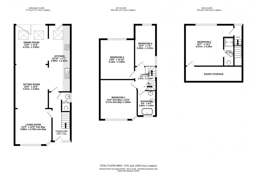 Floorplan for Willow Way, Didsbury