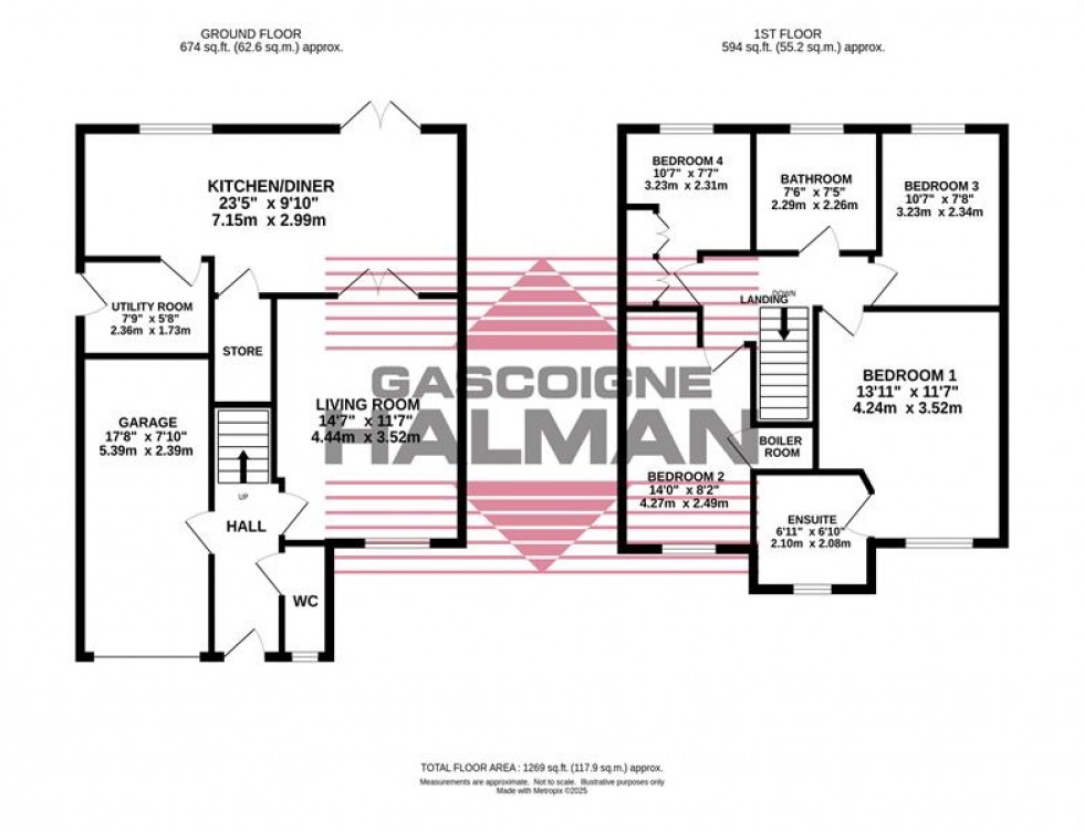 Floorplan for Blackthorn Road, Hazel Grove, Stockport