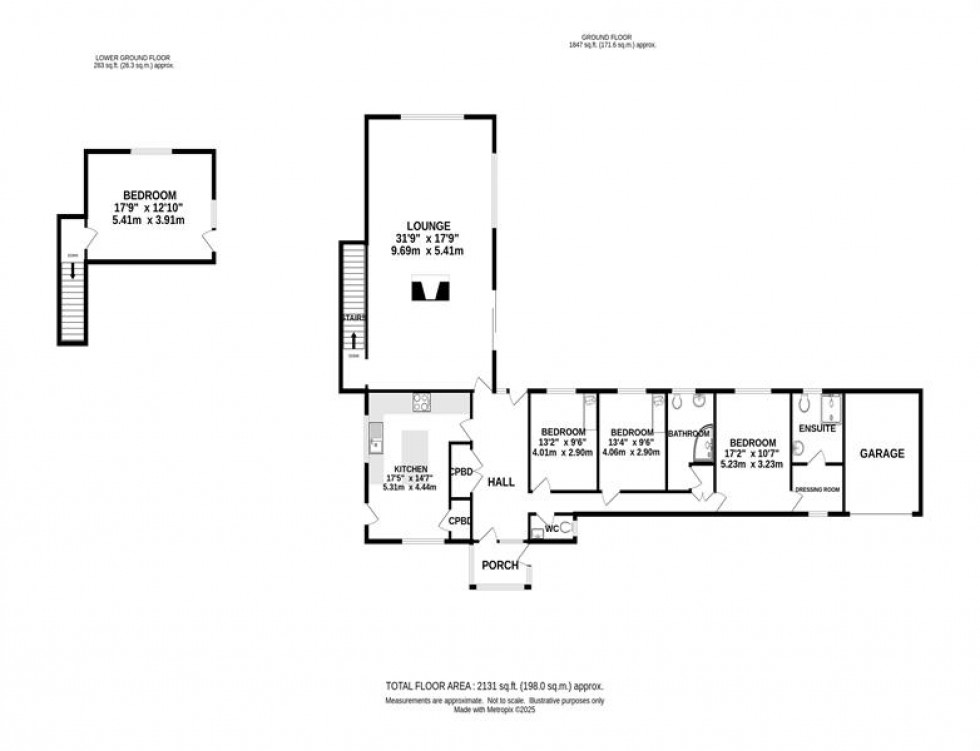 Floorplan for Combs, High Peak