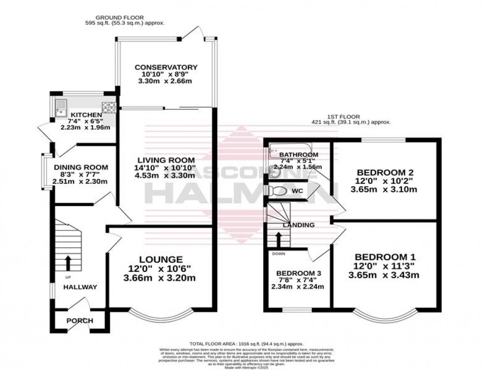 Floorplan for Charnville Road, Gatley