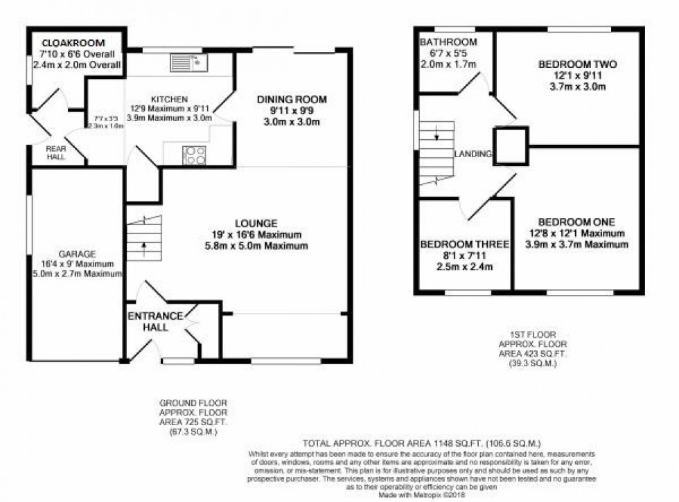 Floorplan for The Paddock, Tarporley