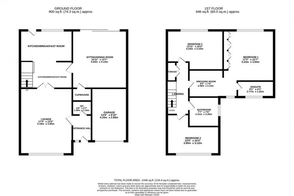 Floorplan for Birch Road, Poynton