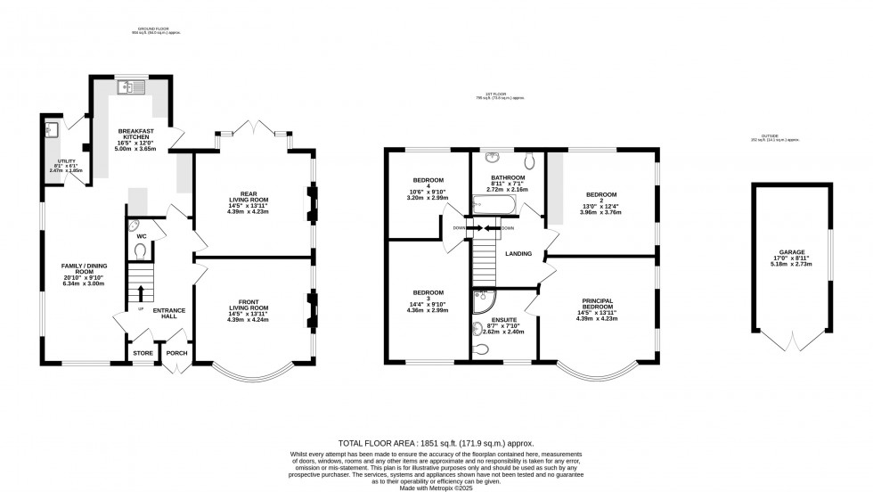 Floorplan for Altrincham Road, Wilmslow