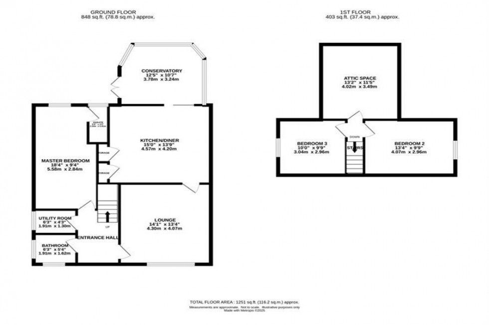 Floorplan for Chelford Road, Macclesfield