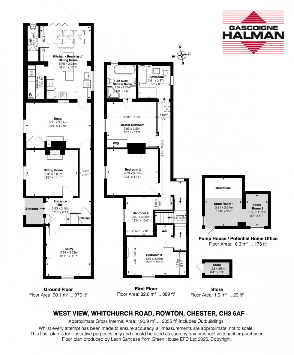 Floorplan for Rowton Christleton Border