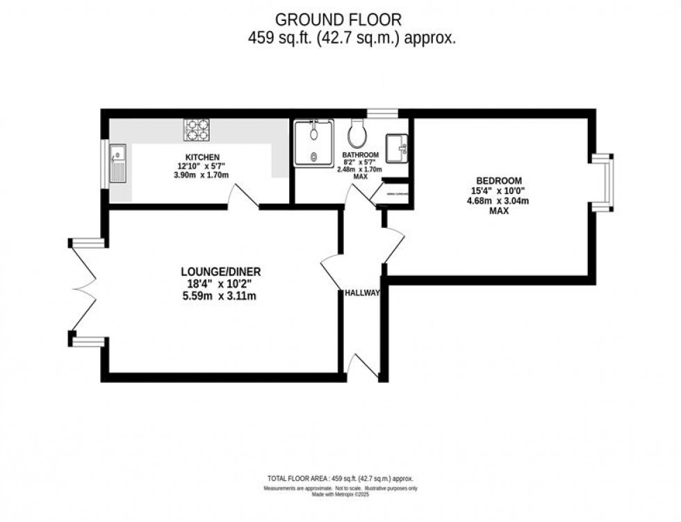 Floorplan for Peel Moat Court, Peel Moat Road,