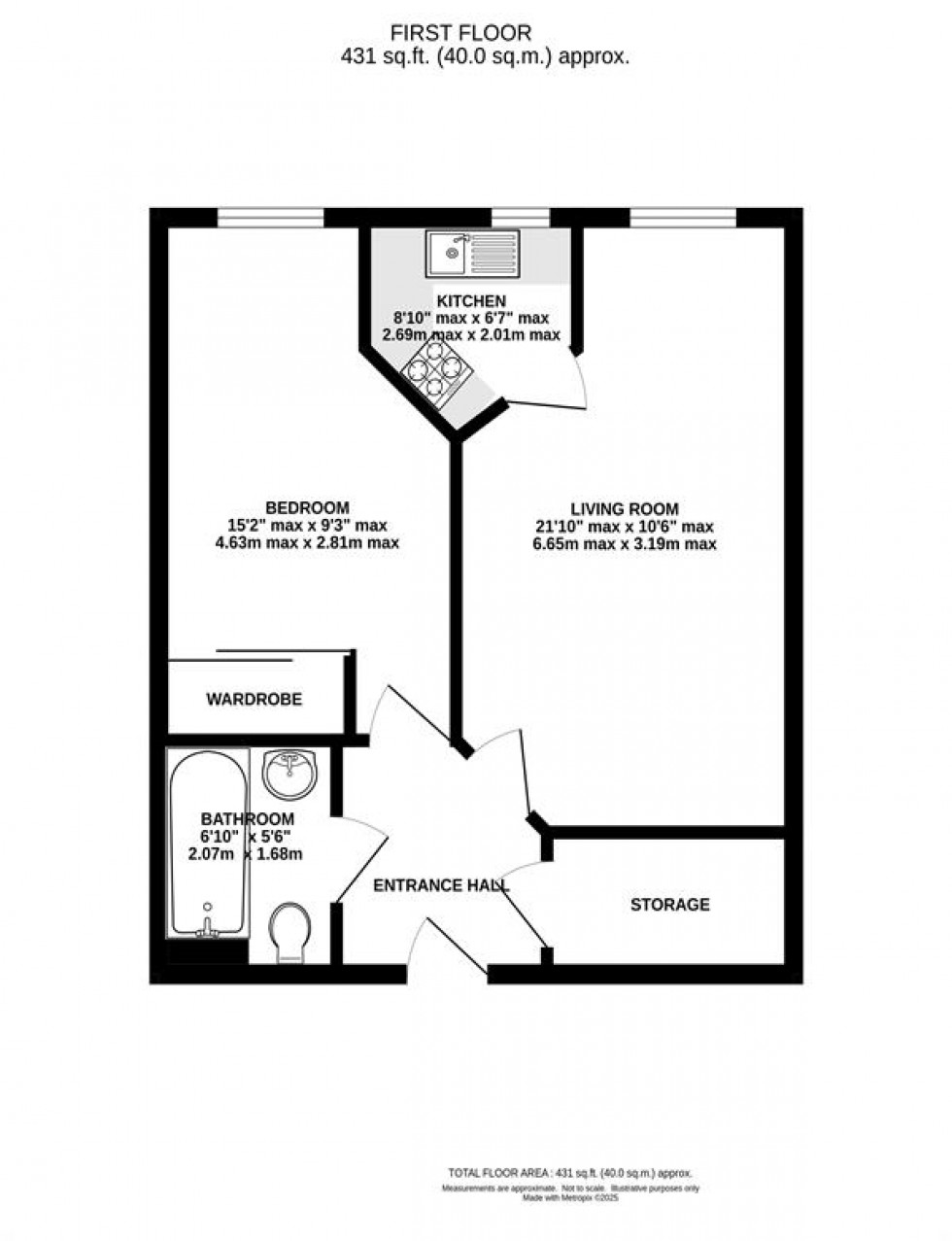 Floorplan for Hazel Road, Altrincham