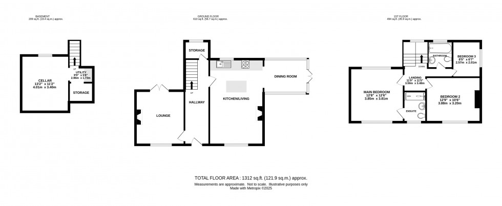 Floorplan for Palmerston Street, Bollington, Macclesfield