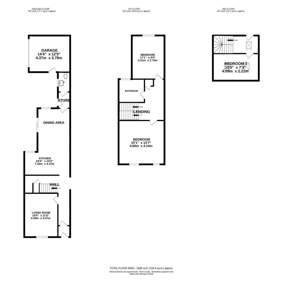 Floorplan for Lockside, Marple, Stockport