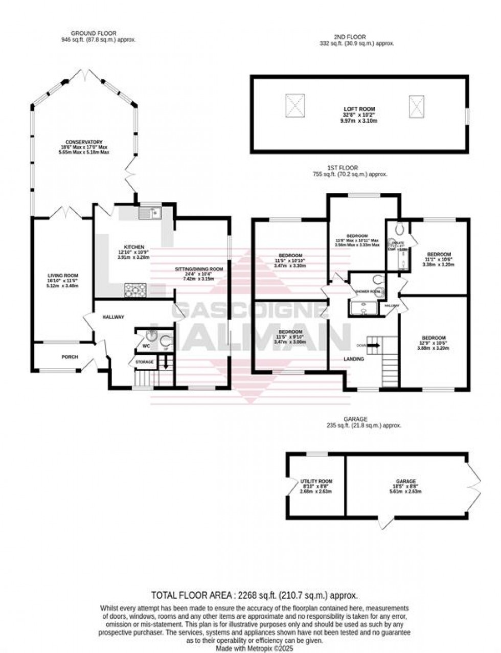 Floorplan for East Avenue, Heald Green