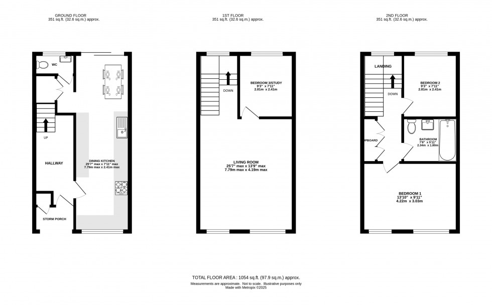 Floorplan for Mobberley Road, Knutsford