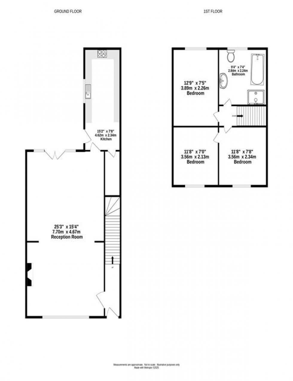 Floorplan for Sandfields, Frodsham