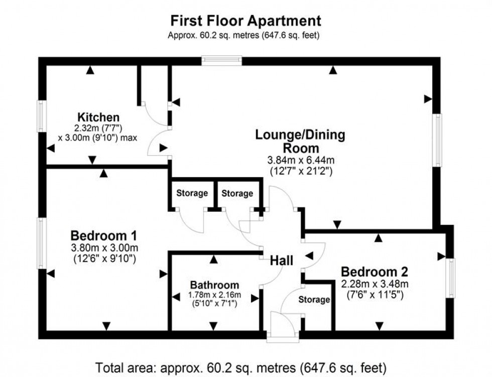 Floorplan for Hornsmill Way, Helsby, Frodsham