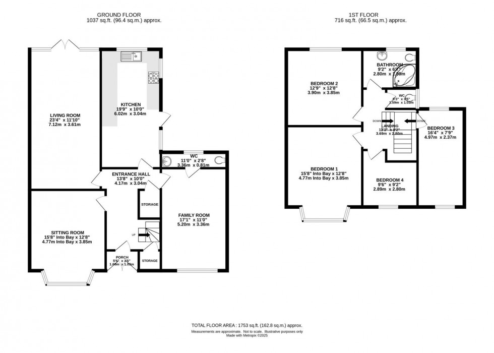 Floorplan for Mellowstone Drive, Chorlton