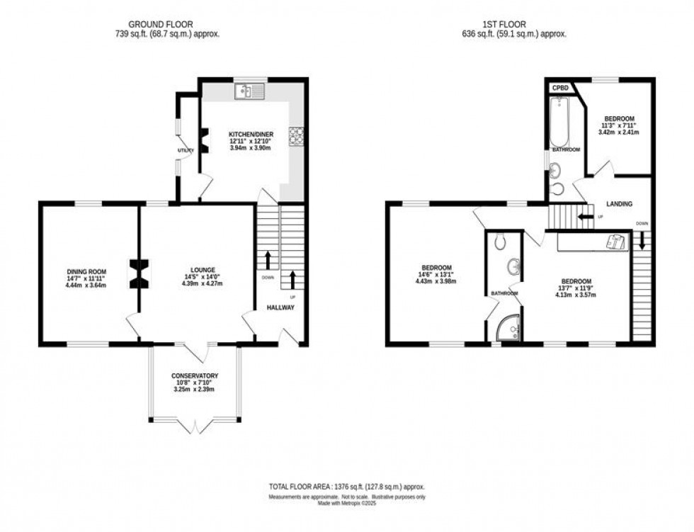 Floorplan for Bowden Lane, Chapel-En-Le-Frith, High Peak