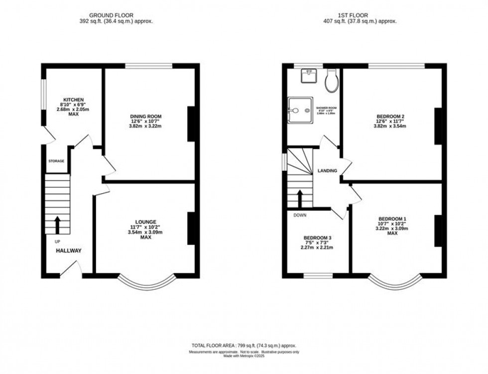 Floorplan for Ashburn Road, Heaton Norris