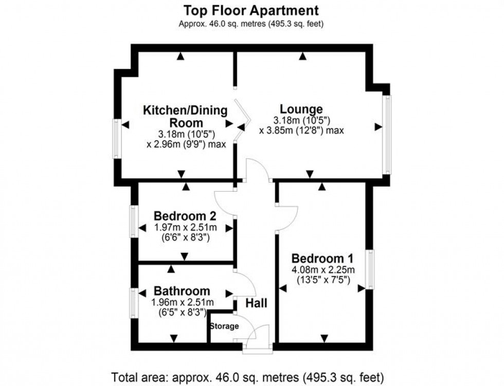 Floorplan for Mere View, Helsby, Frodsham