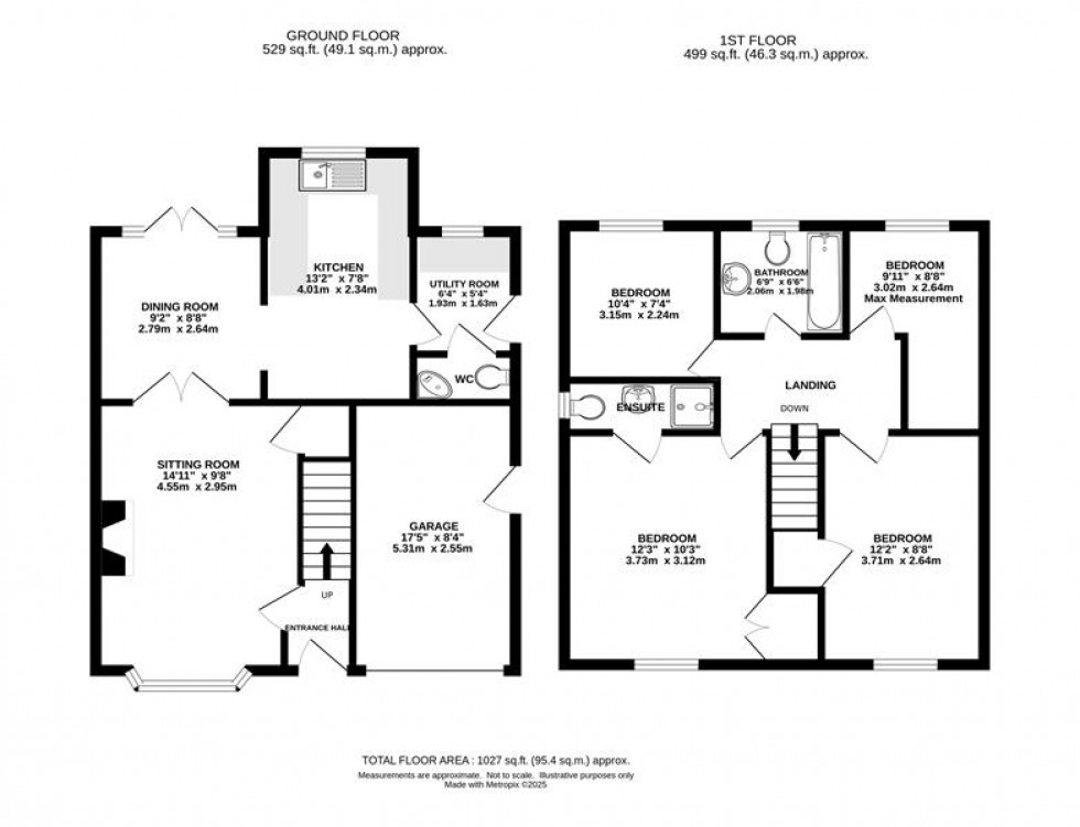 Floorplan for Mevril Springs Way, Whaley Bridge, High Peak