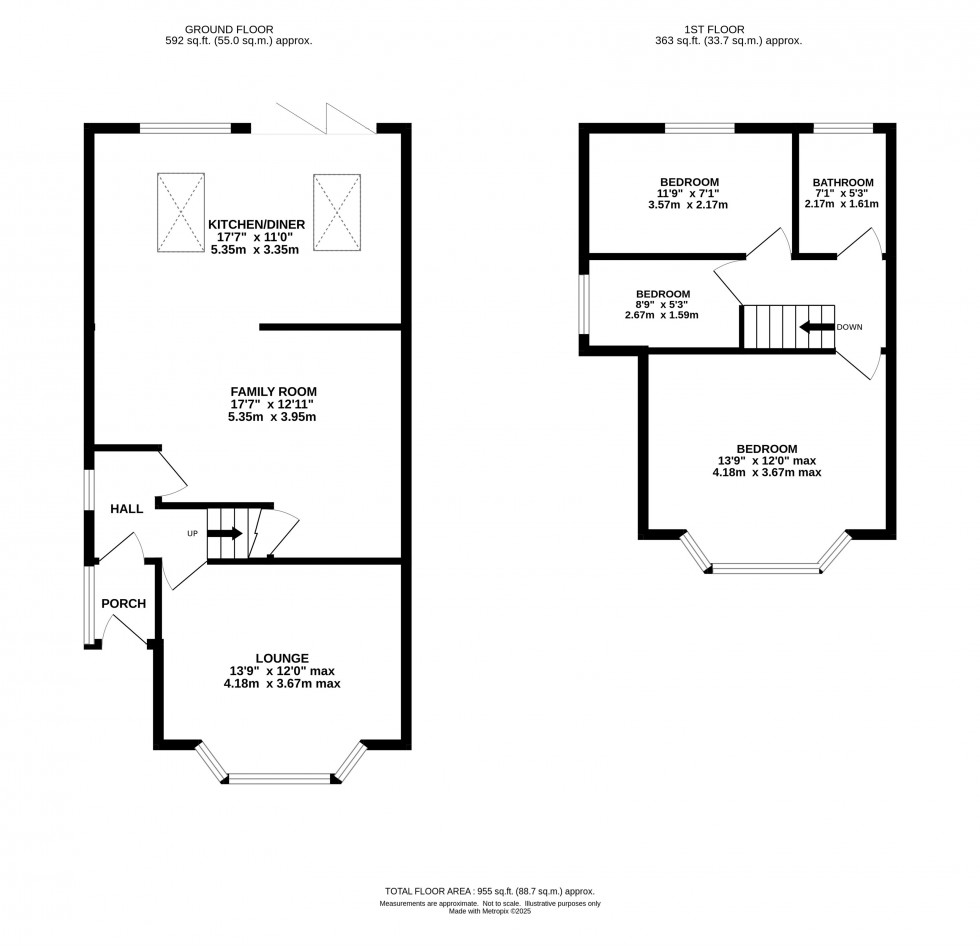 Floorplan for Thelwall New Road, Thelwall, Warrington