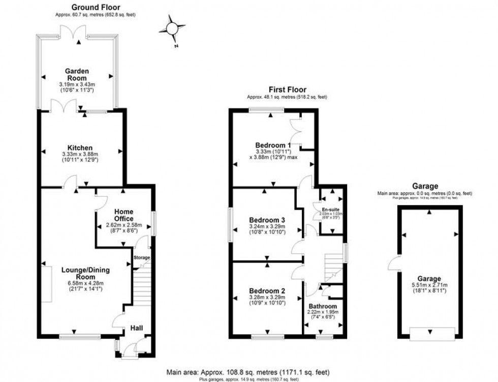 Floorplan for Willow Grove, Elton, Chester