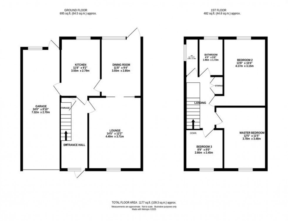 Floorplan for Thornycroft Close, Gawsworth, Macclesfield