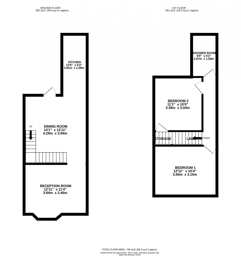 Floorplan for Byrom Street, Altrincham