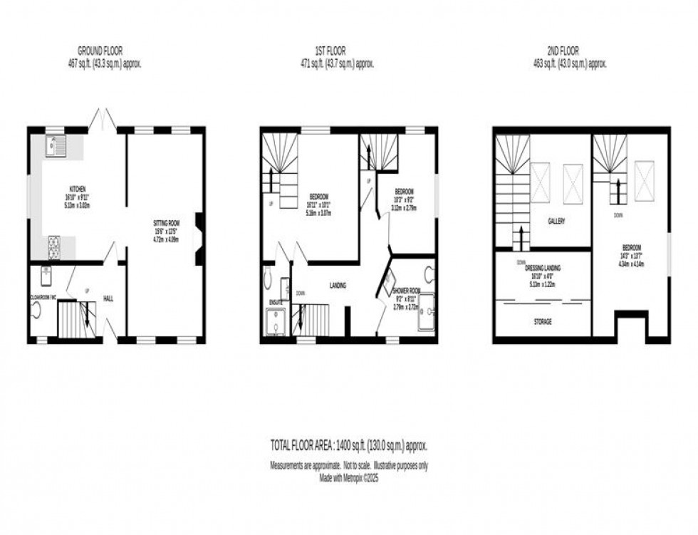 Floorplan for Laneside Road, New Mills, High Peak