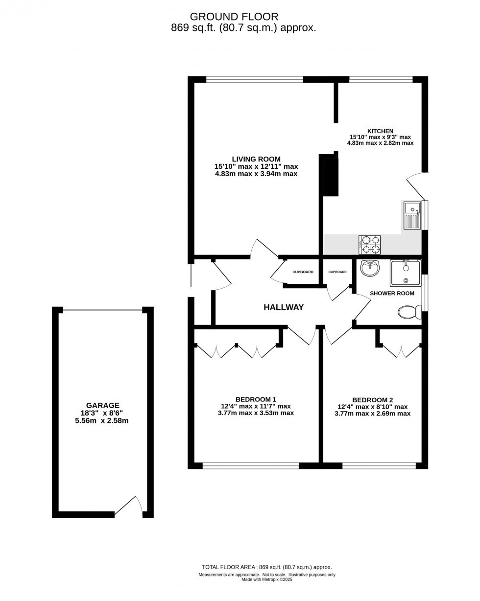 Floorplan for Helena Close, Knutsford