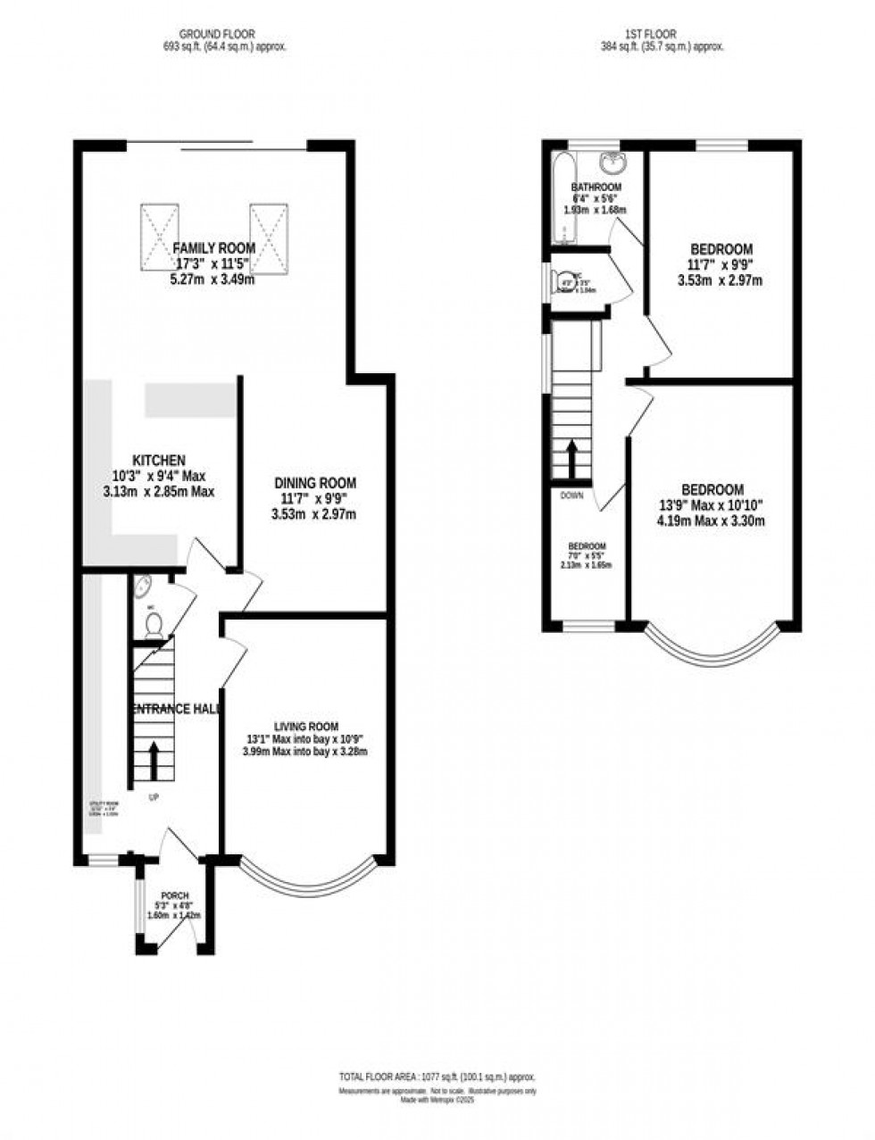 Floorplan for Sylvan Avenue, Timperley, Altrincham