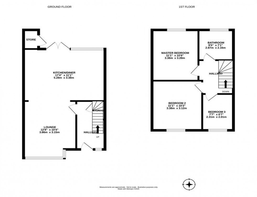 Floorplan for Peter Street, Macclesfield