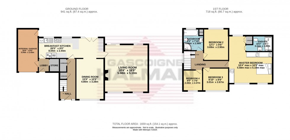 Floorplan for Pear Tree Close, Hadfield, Glossop