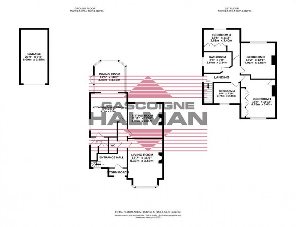 Floorplan for Victoria Close, Bramhall