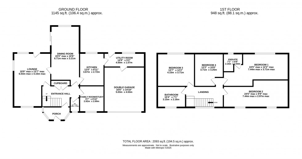 Floorplan for Mottram Road, Alderley Edge