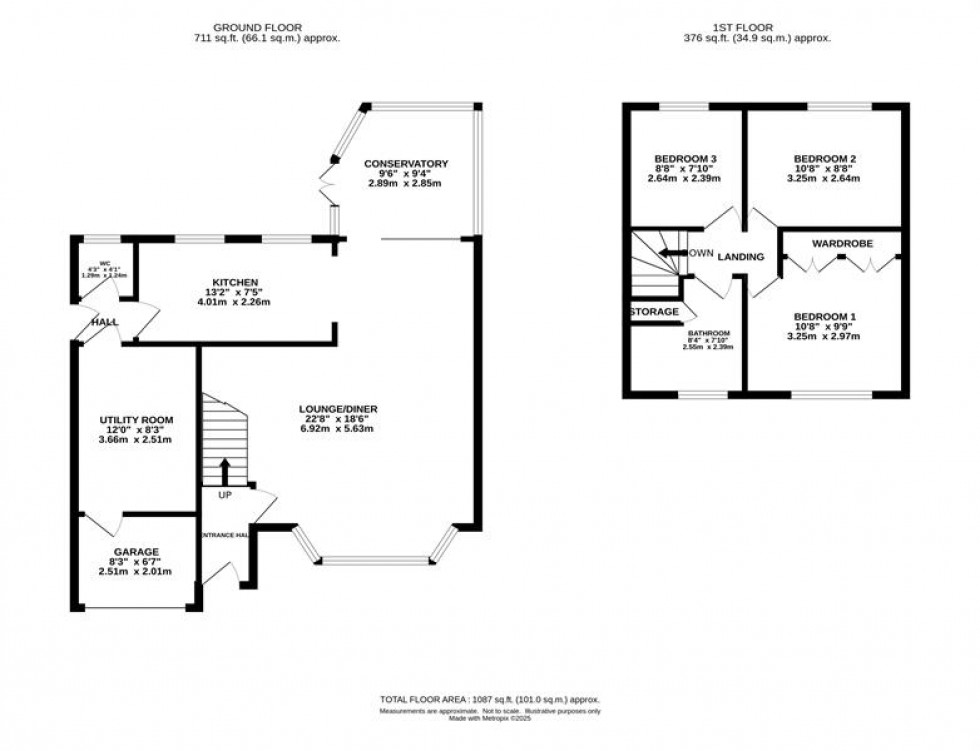 Floorplan for Lavenham Close, Tytherington, Macclesfield