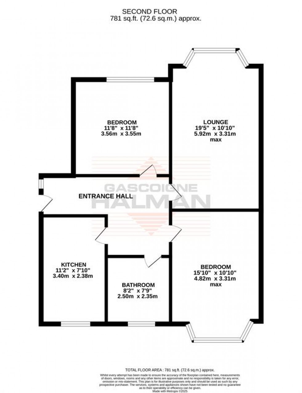 Floorplan for Rylatt Court, Ashton Lane, Sale