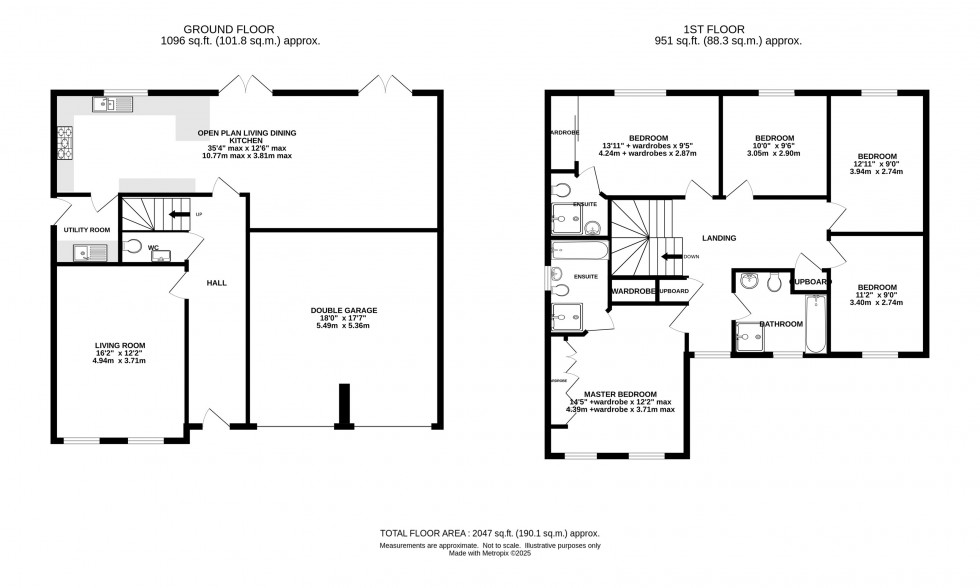 Floorplan for Cotton Field Road, Holmes Chapel 